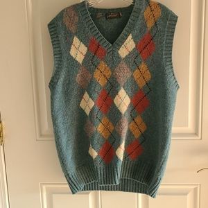 Lord & Taylor Multi-colored Sweter Vest